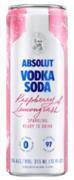 Absolut - Sparkling Raspberry & Lemongrass 0 (300ml)
