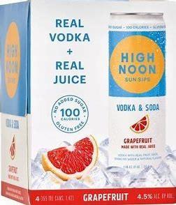 High Noon - Grapefruit Vodka & Soda (4 pack 355ml cans) (4 pack 355ml cans)